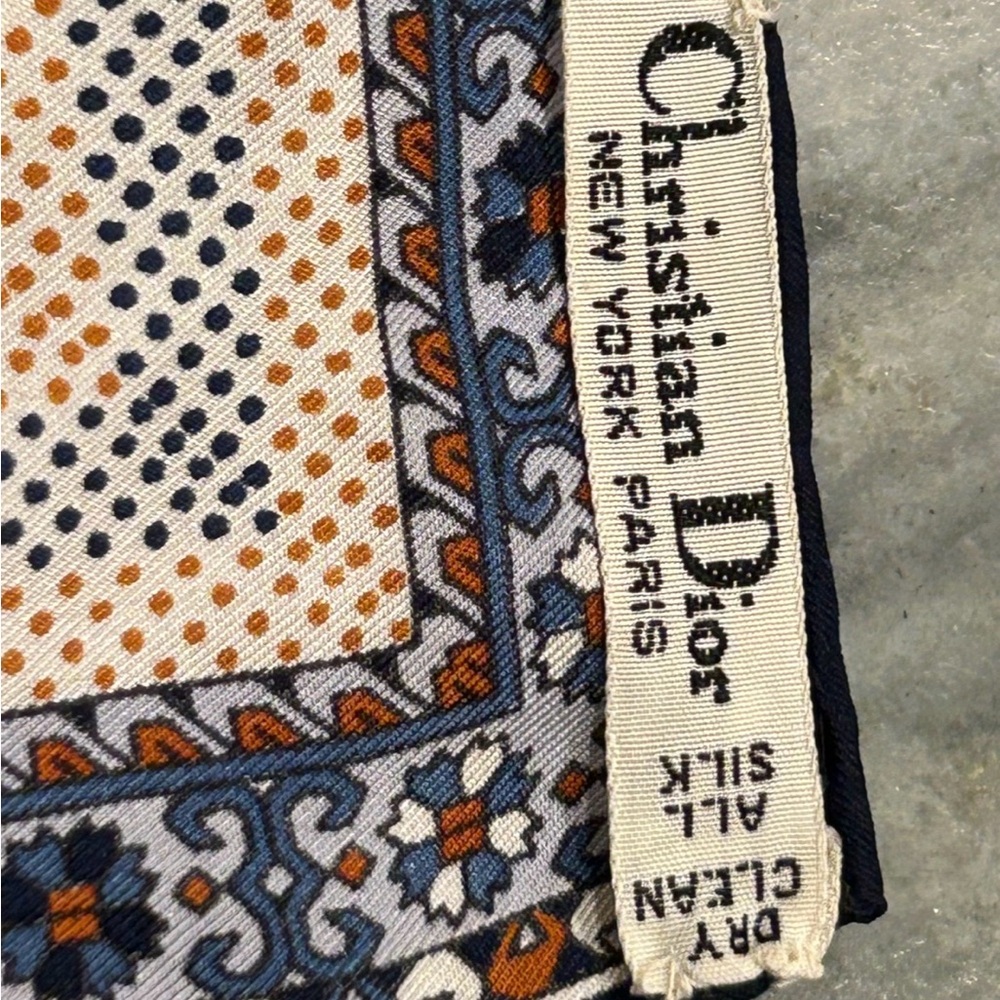 Dior Vintage Silk Scarf - Picture 5 of 11